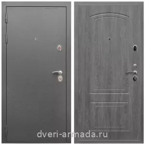 Наружные, Дверь входная Армада Оптима Антик серебро / МДФ 6 мм ФЛ-138 Дуб Филадельфия графит