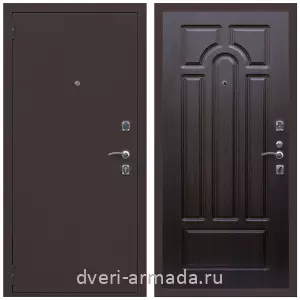 Утепленные входные двери, Дверь входная Армада Комфорт Антик медь / МДФ 6 мм ФЛ-58 Венге