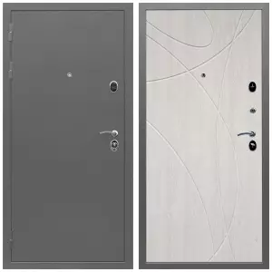 Элитные, Дверь входная Армада Орбита Антик серебро/ МДФ 16 мм ФЛ-247 сосна белая