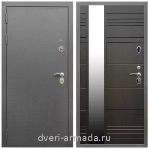 Одностворчатые входные двери, Дверь входная Армада Оптима Антик серебро / МДФ 16 мм ФЛЗ-Сити Венге