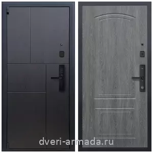 Толстые входные двери, Дверь входная Армада Бастион МДФ 16 мм Kaadas S500 / МДФ 6 мм ФЛ-138 Дуб Филадельфия графит