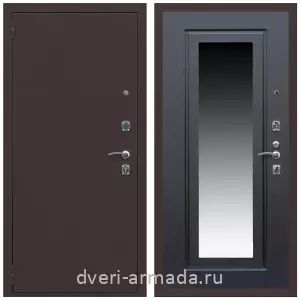 Входные двери со вставками, Дверь входная Армада Комфорт Антик медь / МДФ 16 мм ФЛЗ-120 Венге