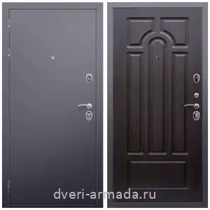 Входные двери 2050 мм, Дверь входная Армада Люкс Антик серебро / МДФ 6 мм ФЛ-58 Венге от завода в частный дом уличная