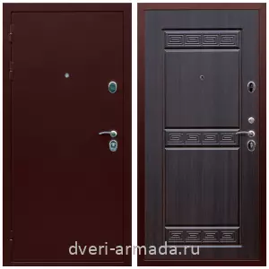 МДФ гладкая, Дверь входная элитная в квартиру стальная Армада Люкс Антик медь / МДФ 10 мм ФЛ-242 Эковенге с панелями