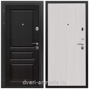 Двери МДФ для квартиры, Дверь входная взломостойкая Армада Премиум-Н МДФ 16 мм ФЛ-243 / МДФ 6 мм ПЭ Венге светлый