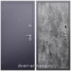 Антивандальные, Антивандальная металлическая  дверь входная металлическая взломостойкая Армада Люкс Антик серебро / МДФ 6 мм ПЭ Цемент темный