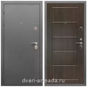 Антивандальные для квартир, Дверь входная Армада Оптима Антик серебро / МДФ 6 мм ФЛ-39 Венге
