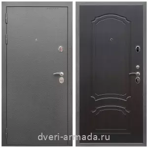 МДФ гладкая, Дверь входная Армада Оптима Антик серебро / МДФ 6 мм ФЛ-140 Венге