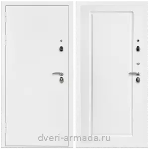 Входные двери Йошкар-Ола, Дверь входная Армада Оптима Белая шагрень / МДФ 16 мм ФЛ-119 Белый матовый