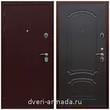 Входные двери 960 мм, Дверь входная элитная Армада Люкс Антик медь / ФЛ-140 Венге утепленная парадная