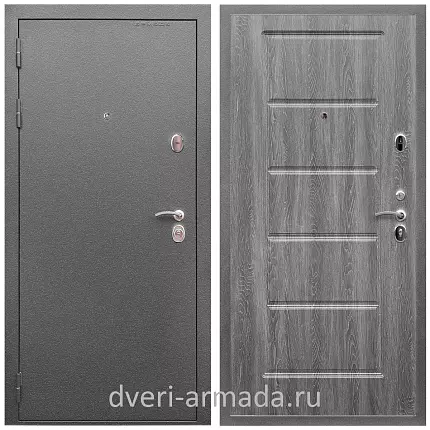 Дверь входная Армада Оптима Антик серебро / ФЛ-39 Дуб Филадельфия графит
