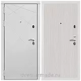 Дверь входная Армада Тесла МДФ 16 мм / МДФ 6 мм ПЭ Венге светлый