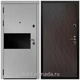 Дверь входная Армада Престиж Черная шагрень МДФ 16 мм Милк рикамо софт / ФЛ-86 Венге структурный