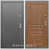 Дверь входная Армада Оптима Антик серебро / ФЛ-243 Морёная береза