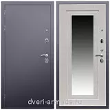 С зеркалом, Дверь входная Армада Люкс Антик серебро / ФЛЗ-120 Дуб белёный от производителя