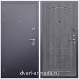 Входные двери 960 мм, Дверь входная стальная Армада Люкс Антик серебро / ФЛ-138 Дуб Филадельфия графит с ударопрочным покрытием